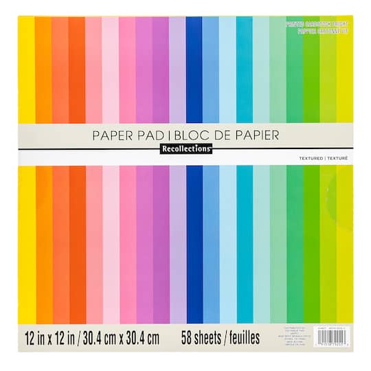 Brights Cardstock Paper Pad, 12" x 12" by Recollections™